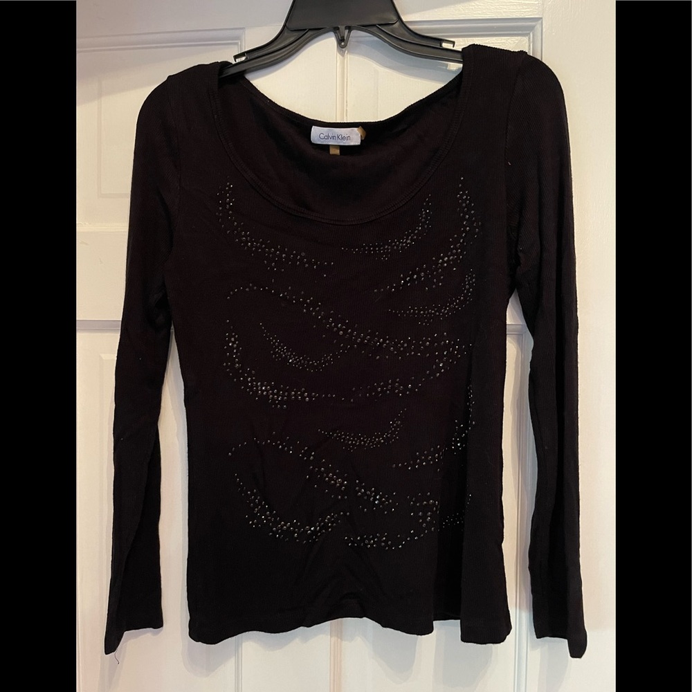 Calvin Klein fancy studded shirt
